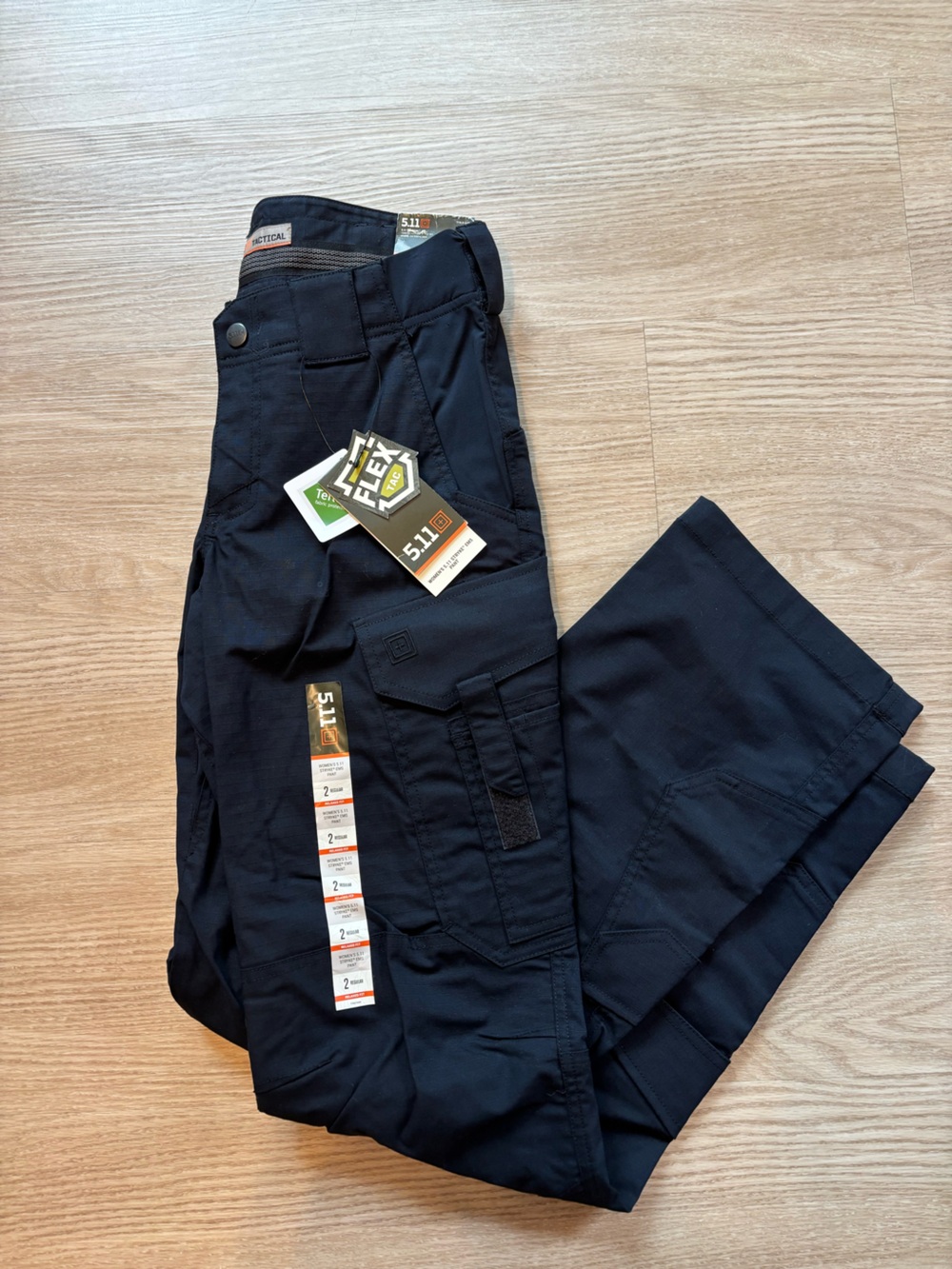 NWT 5.11 Women’s Sz 2 Regular STRYKE Ripstop Cargo EMS Tactical Pants Navy